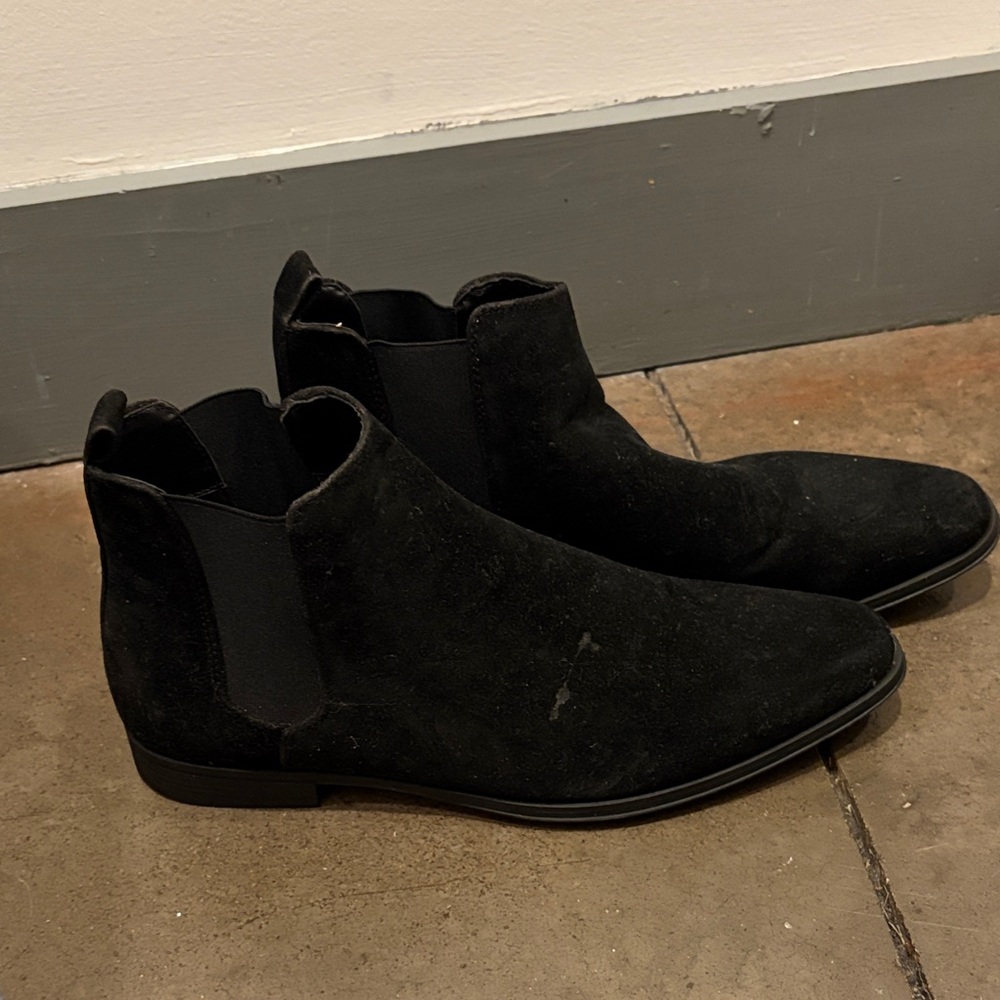 ASOS Black Suede Chukka Boots